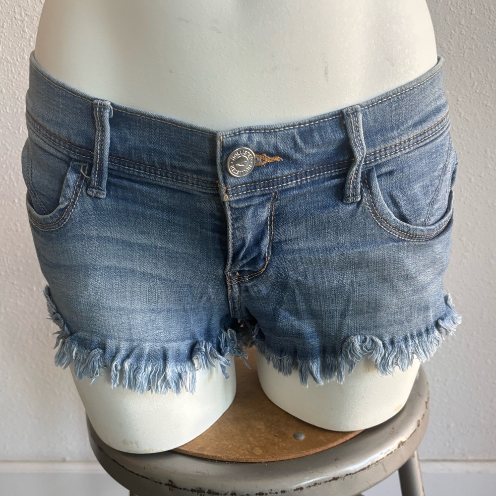 Hollister Low-Rise Distressed Shorts